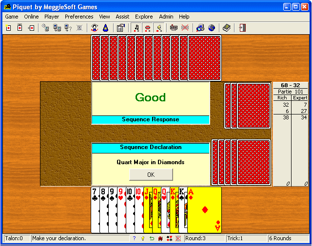 Piquet by MeggieSoft Games - Play online or against your computer.